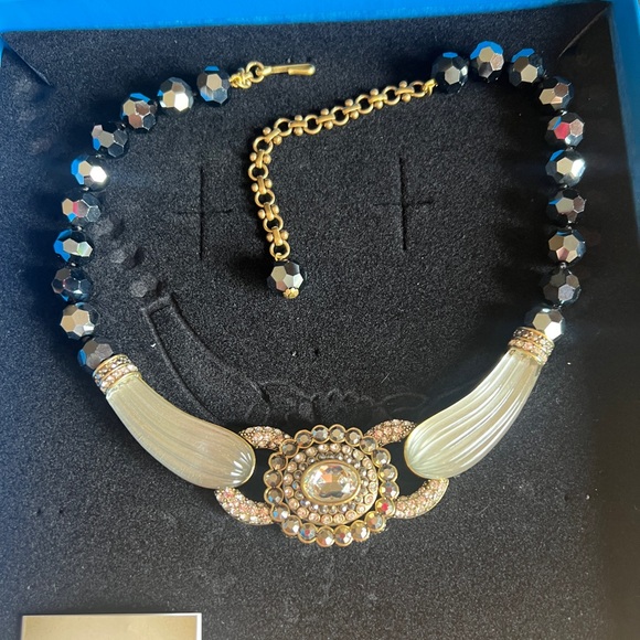 Vtg Heidi Daus "Collector's Edition" 2-in-1 convertible statement necklace NIB - Picture 2 of 6